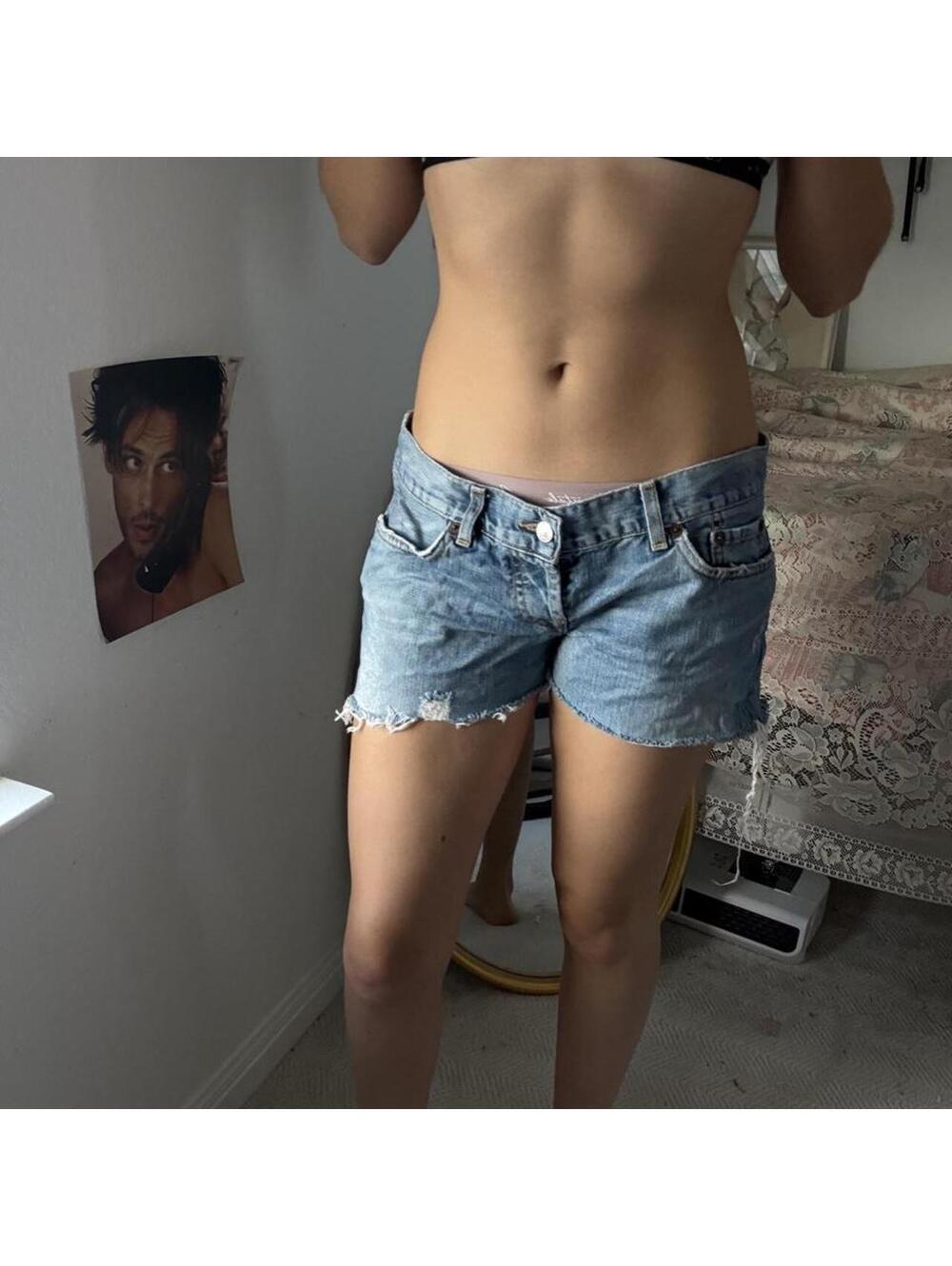 vintage size 28 Lucky Brand denim shorts